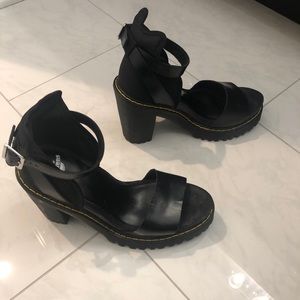 Dr. Martens doc Medea high heel shoe black uk6 us8